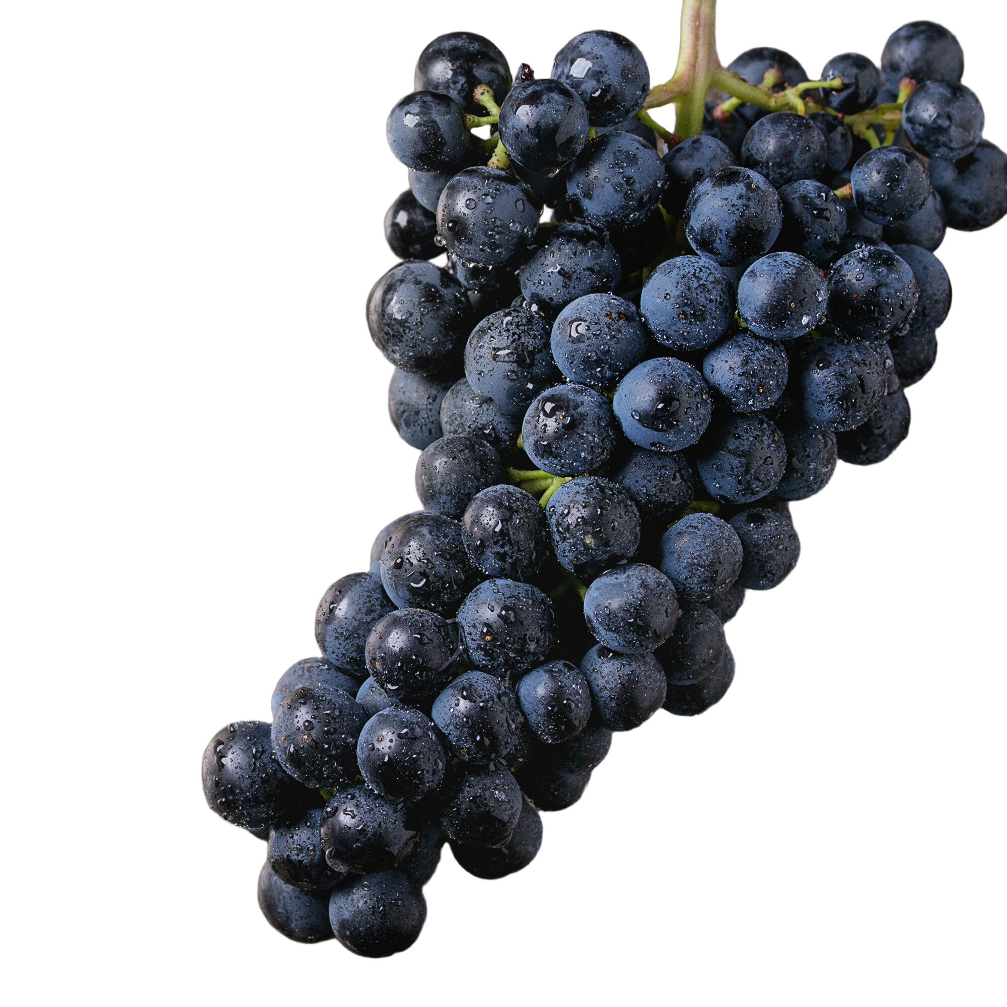 Racimo uvas rojas